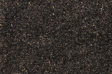 Siyah susam tohumları. 