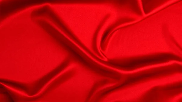 Red Silk Satin Luxury Fabric Texture Can Use Abstract Background — Stock Photo, Image