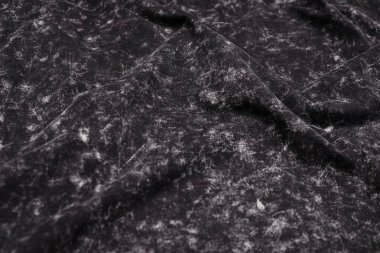 Gri desen. Gri kumaş dokusu. Üst görünüm. 