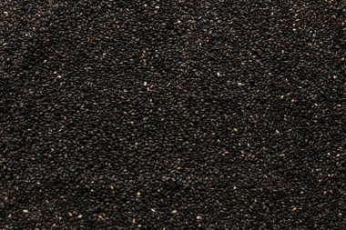 Siyah susam tohumları. 