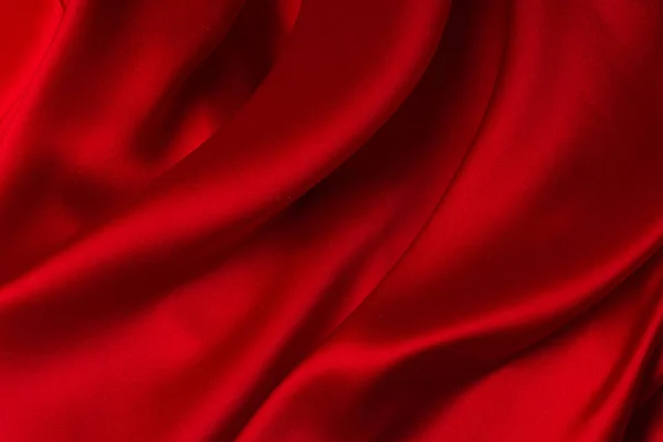 Soie Rouge Satin Texture Tissu Luxe Peut Utiliser Comme Fond — Photo