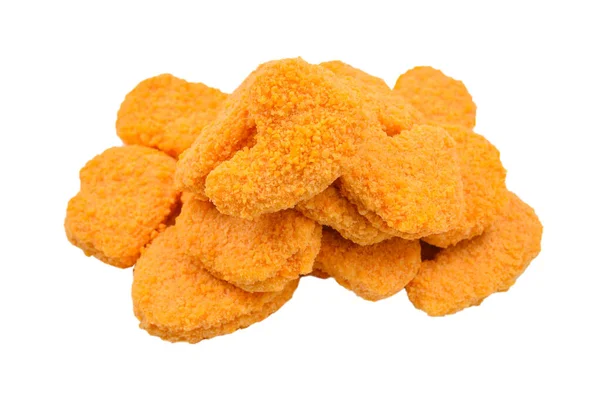 Nuggets Izolált Fehér Alapon — Stock Fotó