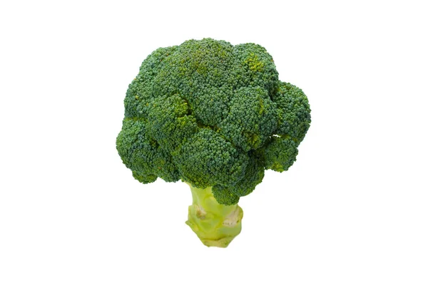 Świeże Smaczne Brokuły Izolowane Białym Tle — Zdjęcie stockowe