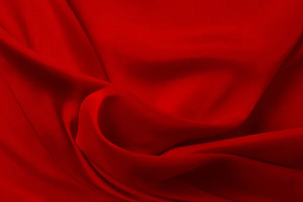 Soie Rouge Satin Texture Tissu Luxe Peut Utiliser Comme Fond — Photo