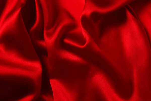 Czerwony Jedwab Lub Satynowa Luksusowa Tkanina Może Być Wykorzystywana Jako — Zdjęcie stockowe