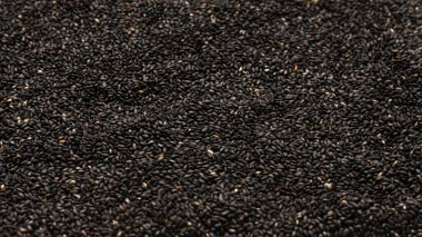 Siyah susam tohumları. 