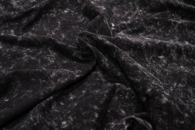 Gri desen. Gri kumaş dokusu. Üst görünüm. 