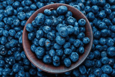 Taze yaban mersini arkaplanı. Doku yaban mersini yakından geliyor..