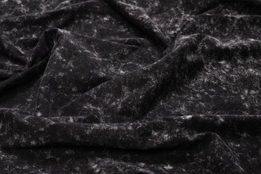 Gri desen. Gri kumaş dokusu. Üst görünüm. 