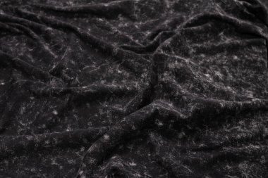 Gri desen. Gri kumaş dokusu. Üst görünüm. 