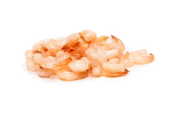 Fondo Camarones Congelados Vista Superior — Foto de Stock