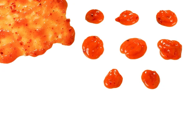 Pomerančová Omáčka Splashes Jako Pozadí — Stock fotografie