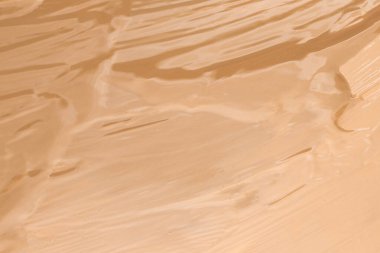 Sıvı temel dokusu. Kadınları telafi etmek için. Üst görünüm.