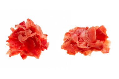 Turşu turşusu beyaz arkaplanda izole..