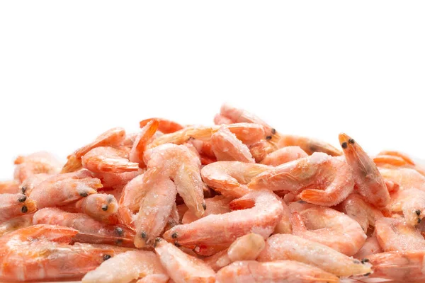 Udang Diisolasi Pada Latar Belakang Putih — Stok Foto