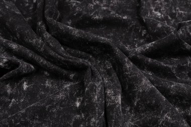 Gri desen. Gri kumaş dokusu. Üst görünüm. 