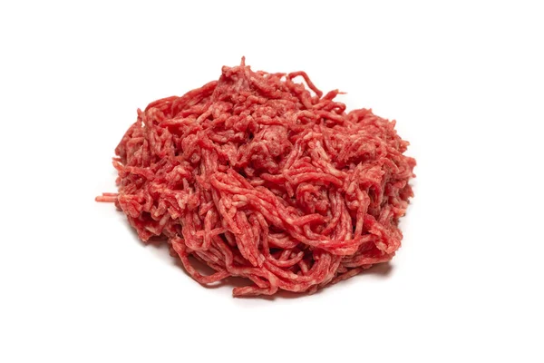 Sfondo Carne Macinata Manzo Crudo Vista Dall Alto — Foto Stock