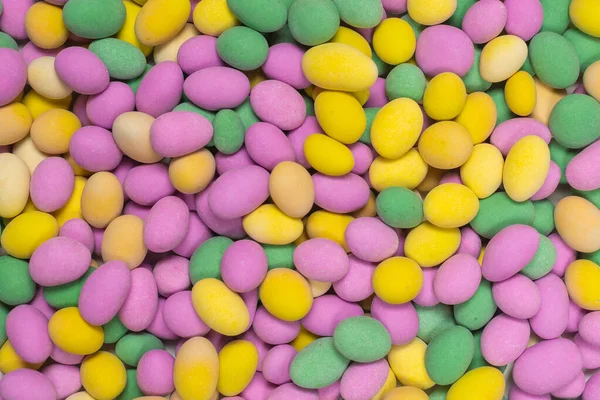 Group Colorful Peanuts Glaze Top View — Stock Photo, Image