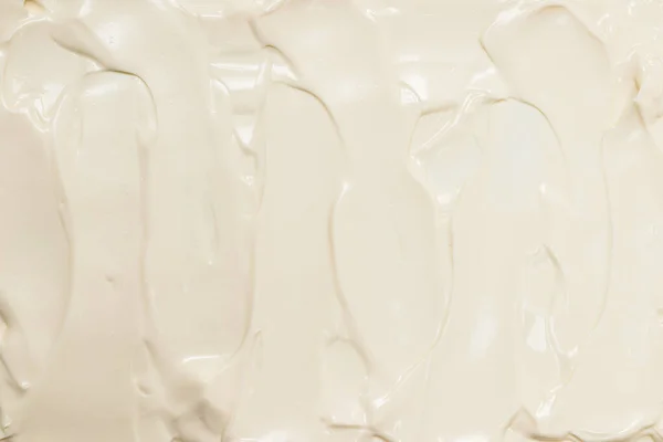 Textura Branca Chantilly Vista Superior — Fotografia de Stock