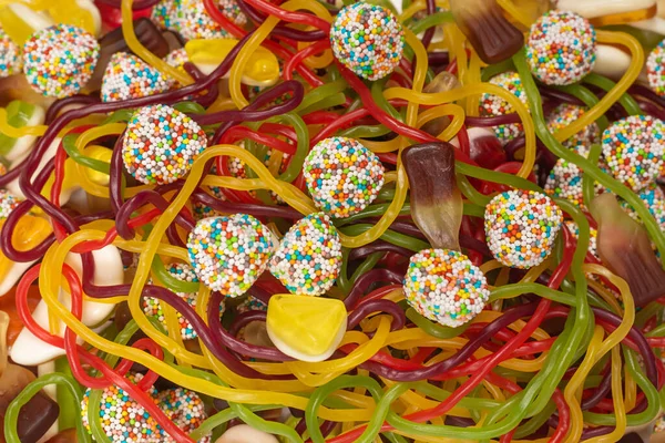 Tasty Jelly Sweets Top View — Stock Photo, Image