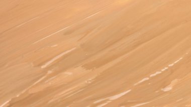 Sıvı temel dokusu. Kadınları telafi etmek için. Üst görünüm.