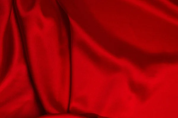 Red Silk Satin Luxury Fabric Texture Can Use Abstract Background — Stock Photo, Image