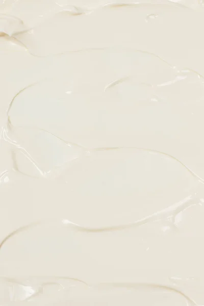 Bílá Krémová Textura Horní Pohled — Stock fotografie