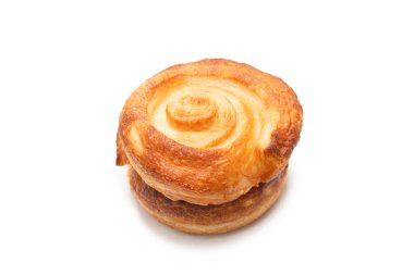 Beyaz arka planda izole edilmiş nefis bir nefes. Üst görünüm. 