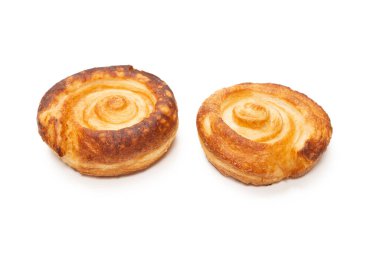 Beyaz arka planda izole edilmiş nefis bir nefes. Üst görünüm. 