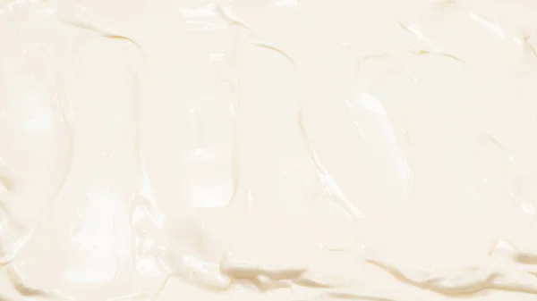 White Whipped Cream Texture Top View — Stock Photo, Image