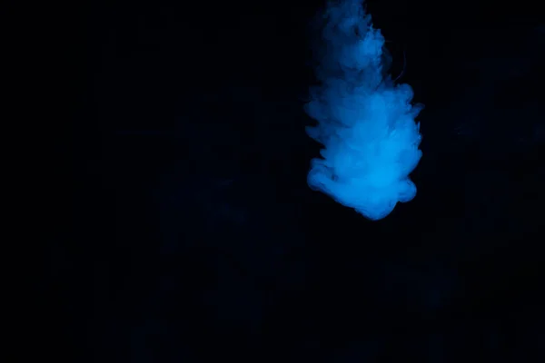 Vapor Azul Rosa Sobre Fondo Negro Copiar Espacio —  Fotos de Stock