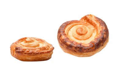 Beyaz arka planda izole edilmiş nefis bir nefes. Üst görünüm. 