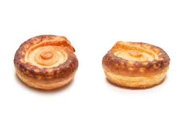 Beyaz arka planda izole edilmiş nefis bir nefes. Üst görünüm. 