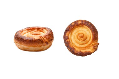 Beyaz arka planda izole edilmiş nefis bir nefes. Üst görünüm. 