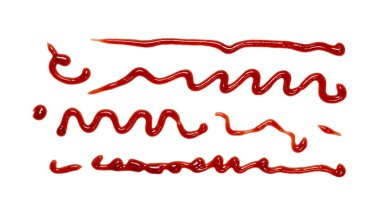 Kırmızı çilek reçeli beyaz arka planda izole edilmiş. Üst görünüm. 