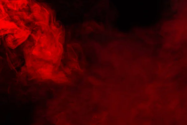 Vapor Rojo Sobre Fondo Negro Copiar Espacio —  Fotos de Stock