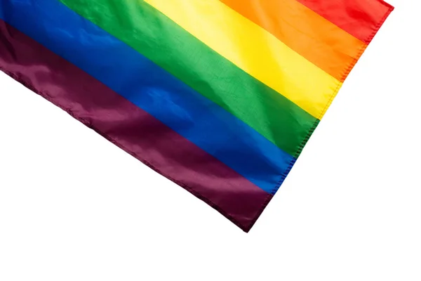 Bandeira Arco Íris Como Fundo Vista Superior Bandeira Lgbt — Fotografia de Stock