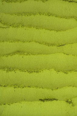 Kibrit çayı, arka plan olarak kibrit tozu. 