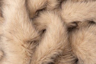 Arka plan olarak sahte kürk dokusu, üst görünüm.