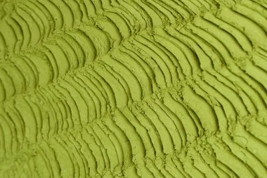 Kibrit çayı, arka plan olarak kibrit tozu.