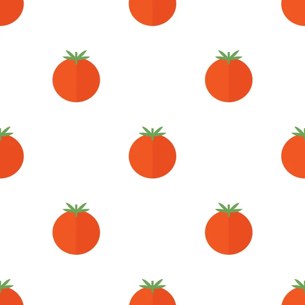 Seamless pattern with tomato — Stock Vector