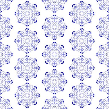 Seamless pattern in ethnic vintage boho style