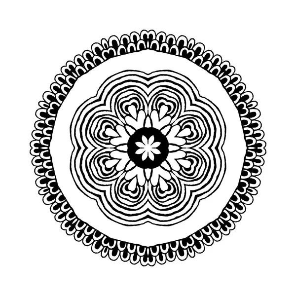 Mandala. Round oriental pattern in indian style — стоковий вектор