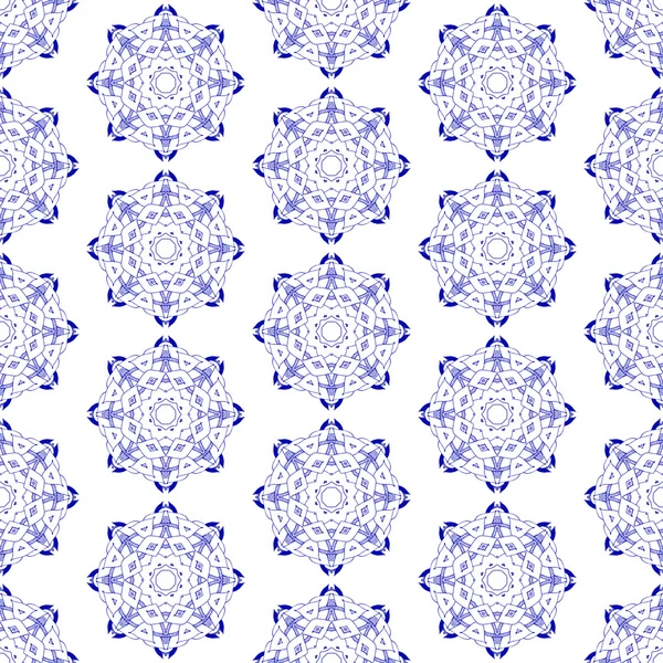 Seamless pattern in ethnic vintage boho style — Stok Vektör