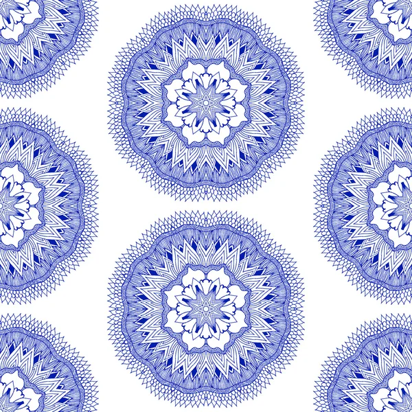 Seamless pattern in ethnic vintage boho style — Stok Vektör
