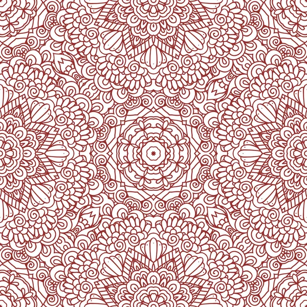 Modèle de henné Mehndi design sans couture — Image vectorielle