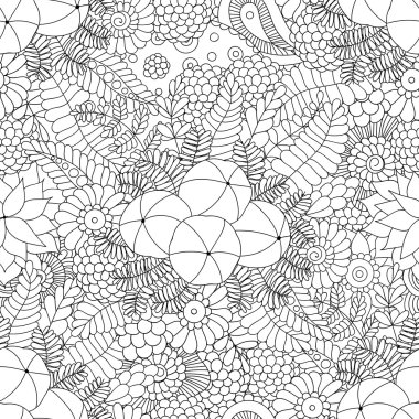 Amla doodle seamless modeli