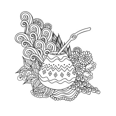 Yerba mate tea gourd