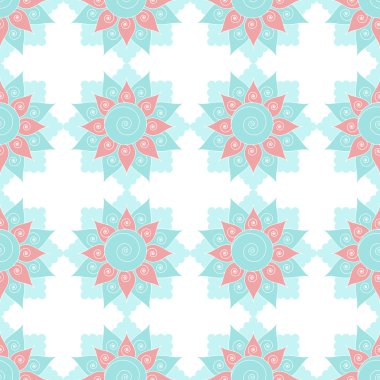 Etnik oryantal geometrik seamless modeli