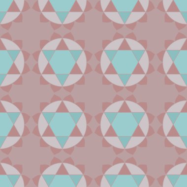 Ethnic spiritual geometric seamless pattern